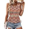 image:imageZeagoo Womens Tank Tops Summer Ruched Top V Neck Sleeveless Drawstring Side Casual Trendy Shirts 2026Pboho