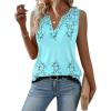 image:imageZeagoo Womens V Neck Tank Tops 2026 Summer Tops Casual Sleeveless Shirts Loose Fit Dressy Business Work ClothesSf314
