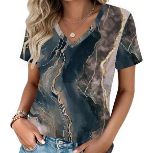 image:imageZeagoo Womens Tops Summer Casual Short Sleeve Tshirts Business Basic Spring VNeck Shirts Outfits S3XLZzcx278