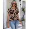 image:imageZeagoo Button Down Shirts for Women Short Sleeve Tops V Neck Collar Blouses Business Casual Outfits S2XLJh308