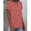 image:imageZeagoo Button Down Shirts for Women Short Sleeve Tops V Neck Collar Blouses Business Casual Outfits S2XLJh590
