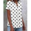 image:imageZeagoo Button Down Shirts for Women Short Sleeve Tops V Neck Collar Blouses Business Casual Outfits S2XLJh592