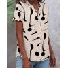 image:imageZeagoo Button Down Shirts for Women Short Sleeve Tops V Neck Collar Blouses Business Casual Outfits S2XLJh602
