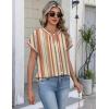 image:imageZeagoo Button Down Shirts for Women Short Sleeve Tops V Neck Collar Blouses Business Casual Outfits S2XLTw720