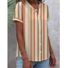 image:imageZeagoo Button Down Shirts for Women Short Sleeve Tops V Neck Collar Blouses Business Casual Outfits S2XLTw720