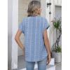 image:imageZeagoo Button Down Shirts for Women Short Sleeve Tops V Neck Collar Blouses Business Casual Outfits S2XLTz273