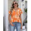 image:imageZeagoo Button Down Shirts for Women Short Sleeve Tops V Neck Collar Blouses Business Casual Outfits S2XLZr466
