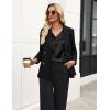 image:imageZeagoo Satin Blouse for Women Summer Tank Tops Dressy Casual Silk Camisoles Sleeveless ShirtsBlack