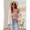 image:imageZeagoo Silk Satin Tank Tops for Women Scoop Neck Sleeveless Camisole Tops 2026 Summer Basic BlousesMauve Pink