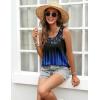 image:imageZeagoo Tank Top for Women Summer Loose Fit Casual Flowy Sleeveless Tops Trendy Scoop Neck Basic Shirts Tee 2026Jb229bue Color