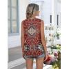 image:imageZeagoo Women Summer Tank Tops Loose Fit Flowy Boho Pleated Sleeveless Shirts Crew Neck Dressy Casual Tunic Trendy BlousesPrinted Paisley Mz870