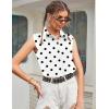 image:imageZeagoo Womens Button Down Shirts Sleeveless Blouses Casual V Neck Tank TopsJh592