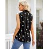 image:imageZeagoo Womens Button Down Shirts Sleeveless Blouses Casual V Neck Tank TopsJh601