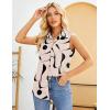 image:imageZeagoo Womens Button Down Shirts Sleeveless Blouses Casual V Neck Tank TopsJh602