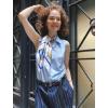 image:imageZeagoo Womens Button Down Shirts Sleeveless Blouses Casual V Neck Tank TopsLight Blue