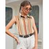 image:imageZeagoo Womens Button Down Shirts Sleeveless Blouses Casual V Neck Tank TopsTw720