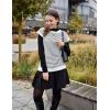 image:imageZeagoo Womens Cap Sleeve Sweaters Vest Crew Neck Knit Sweater Tops 2026 Casual Summer Sleeveless T ShirtStripe Black