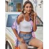 image:imageZeagoo Womens Hawaiian Button Down Shirts Short Sleeve Casual Floral Tropical Shirt Summer Beach Shirt Cool Button Up TopsApink Tropical