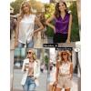 image:imageZeagoo Womens Satin Blouse Sleeveless Silk Tank Tops Button Down Shirts Business Casual Outfits 2026Purple1