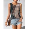 image:imageZeagoo Womens Summer Tank Tops Sleeveless Loose Fit Tunic Blouses Dressy Casual Pleated Front Scoop Neck Boho ShirtsCx278