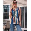 image:imageZeagoo Womens Summer Tank Tops Sleeveless Loose Fit Tunic Blouses Dressy Casual Pleated Front Scoop Neck Boho ShirtsCx289