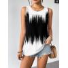 image:imageZeagoo Womens Summer Tank Tops Sleeveless Loose Fit Tunic Blouses Dressy Casual Pleated Front Scoop Neck Boho ShirtsJb204
