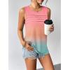 image:imageZeagoo Womens Summer Tank Tops Sleeveless Loose Fit Tunic Blouses Dressy Casual Pleated Front Scoop Neck Boho ShirtsJb218