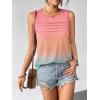 image:imageZeagoo Womens Summer Tank Tops Sleeveless Loose Fit Tunic Blouses Dressy Casual Pleated Front Scoop Neck Boho ShirtsJb218