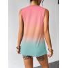 image:imageZeagoo Womens Summer Tank Tops Sleeveless Loose Fit Tunic Blouses Dressy Casual Pleated Front Scoop Neck Boho ShirtsJb218