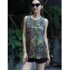 image:imageZeagoo Womens Summer Tank Tops Sleeveless Loose Fit Tunic Blouses Dressy Casual Pleated Front Scoop Neck Boho ShirtsMz721