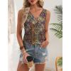 image:imageZeagoo Womens Tank Tops 2026 Summer Sleeveless Loose Fit Tops V Neck Pleated Trendy Fashion Business Casual ShirtsMz721 Boho