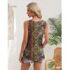 image:imageZeagoo Womens Tank Tops 2026 Summer Sleeveless Loose Fit Tops V Neck Pleated Trendy Fashion Business Casual ShirtsMz721 Boho