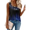 image:imageZeagoo Tank Top for Women Summer Loose Fit Casual Flowy Sleeveless Tops Trendy Scoop Neck Basic Shirts Tee 2026Jb229bue Color
