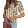 Floral Khaki-orange