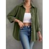 image:imageZeagoo Womens Button Down Shirt Long Sleeve Blouse Business Work Tops Dressy Casual Floral Printed Outfits with PocketBgreen