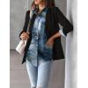 image:imageZeagoo Womens Button Down Shirt Long Sleeve Blouse Business Work Tops Dressy Casual Floral Printed Outfits with PocketCx297