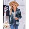 image:imageZeagoo Womens Button Down Shirt Long Sleeve Blouse Business Work Tops Dressy Casual Floral Printed Outfits with PocketCx297
