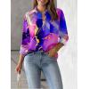 image:imageZeagoo Womens Button Down Shirt Long Sleeve Blouse Business Work Tops Dressy Casual Floral Printed Outfits with PocketDcx174