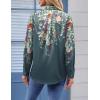 image:imageZeagoo Womens Button Down Shirt Long Sleeve Blouse Business Work Tops Dressy Casual Floral Printed Outfits with PocketLwf71
