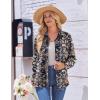 image:imageZeagoo Womens Button Down Shirt Long Sleeve Blouse Business Work Tops Dressy Casual Floral Printed Outfits with PocketMz869