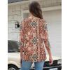 image:imageZeagoo 34 Length Sleeve Women Tops Crew Neck Blouses Dressy Casual Summer T Shirts Loose Fit Business Work ClothesMz896