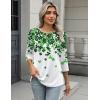 image:imageZeagoo 34 Length Sleeve Women Tops Crew Neck Blouses Dressy Casual Summer T Shirts Loose Fit Business Work ClothesSp77