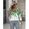 image:imageZeagoo 34 Length Sleeve Women Tops Crew Neck Blouses Dressy Casual Summer T Shirts Loose Fit Business Work ClothesSp77