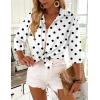 image:imageZeagoo Button Down Shirts for Women 34 Sleeve Tops V Neck Collared Blouses Business Casual Outfits S2XLJh592