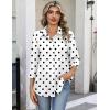 image:imageZeagoo Button Down Shirts for Women 34 Sleeve Tops V Neck Collared Blouses Business Casual Outfits S2XLJh592