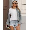 image:imageZeagoo Womens Tshirt Short Sleeve Summer Tops Crewneck Casual Basic Tee Shirts Spring Clothes Trendy OutfitA White