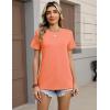 image:imageZeagoo Womens Tshirt Short Sleeve Summer Tops Crewneck Casual Basic Tee Shirts Spring Clothes Trendy OutfitOrange