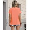 image:imageZeagoo Womens Tshirt Short Sleeve Summer Tops Crewneck Casual Basic Tee Shirts Spring Clothes Trendy OutfitOrange