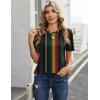 image:imageZeagoo Womens Tshirt Short Sleeve Summer Tops Crewneck Casual Basic Tee Shirts Spring Clothes Trendy OutfitZ Striped Multicolor 275