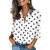 image:imageZeagoo Button Down Shirts for Women 34 Sleeve Tops V Neck Collared Blouses Business Casual Outfits S2XLJh592